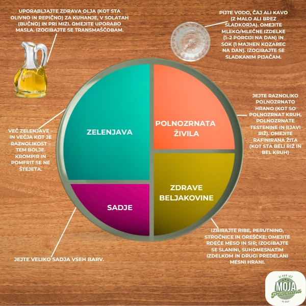 moj krožnik - nova prehranska piramida