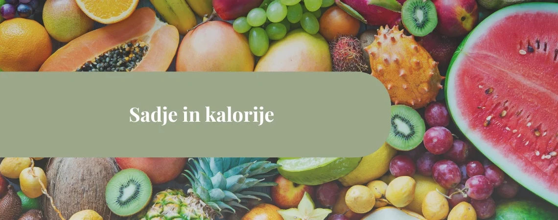 sadje kalorije