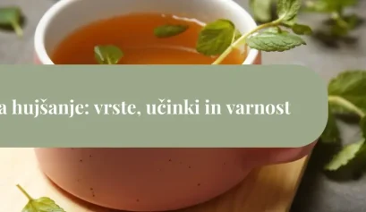 Skodelica zeliščnega čaja z meto – čaji za hujšanje, vrste, učinki in varnost pri uporabi za nadzor apetita