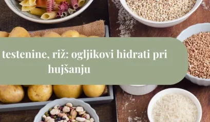 Sklede s kruhom, testeninami, rižem, krompirjem in žiti kot primeri ogljikovih hidratov pri hujšanju.