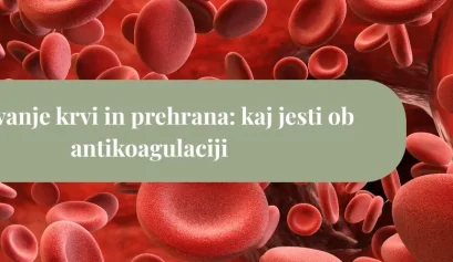 strjevanje krvi in prehrana